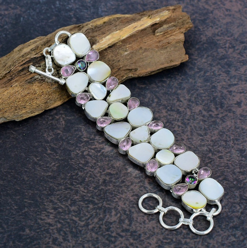 Mother pearl kunzite - &,