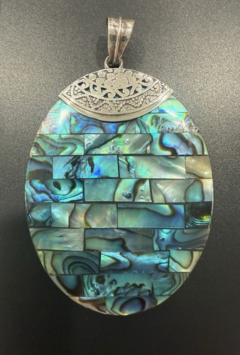 Vtg 925 sterling silver large - 925,