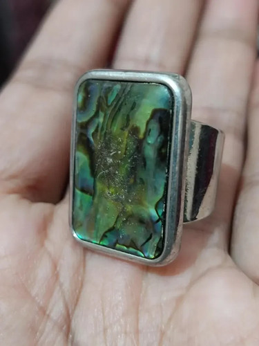Abalone talisman ring - talisman,