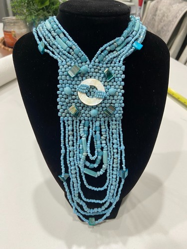 Turquoise blue multi - blue, strand