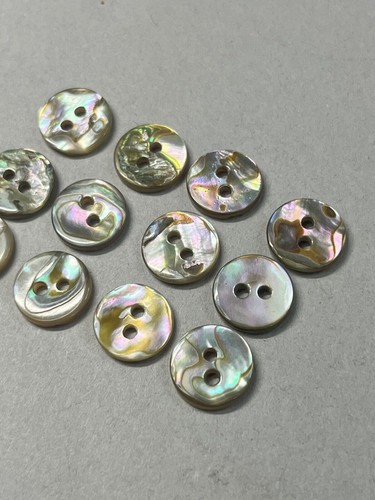 Abalone shell buttons hole - shell,