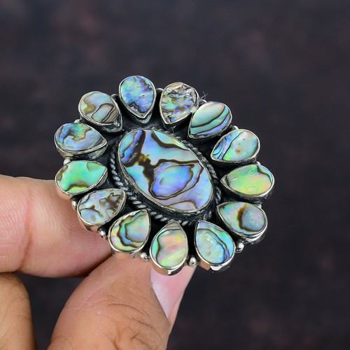 Abalone shell gemstone navajo - shell,